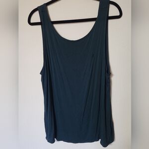 ZYIA Deep Teal Tank Top With Tie Back